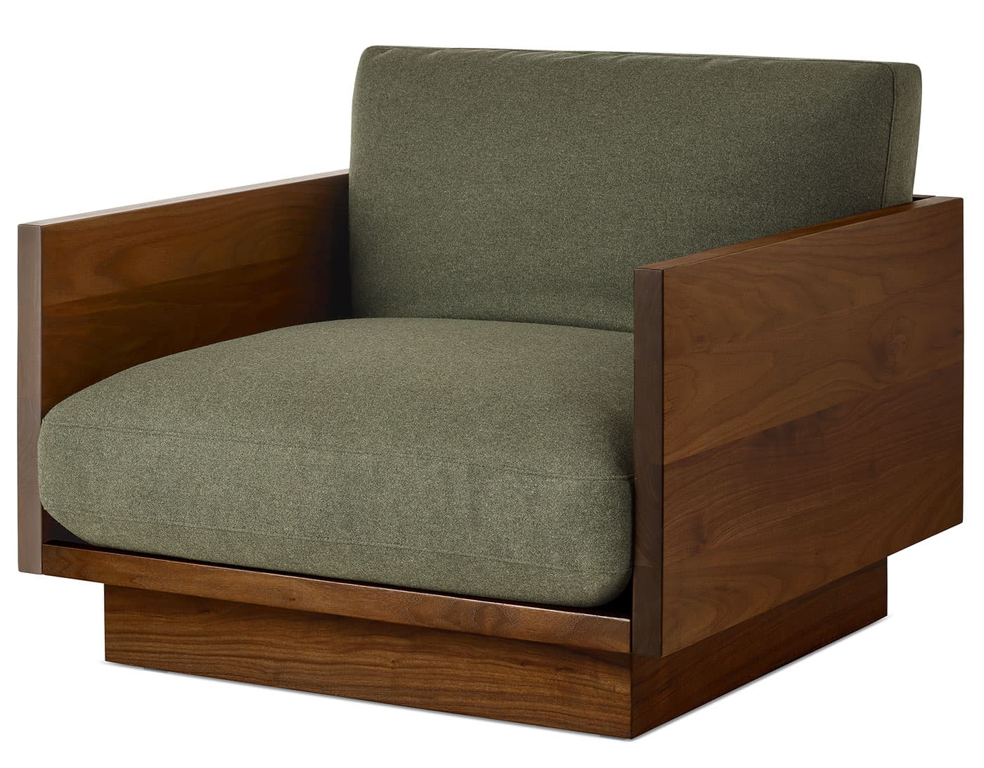 Pawson Drift Lounge / tudor walnut / luce - agrarian / not fire retardant