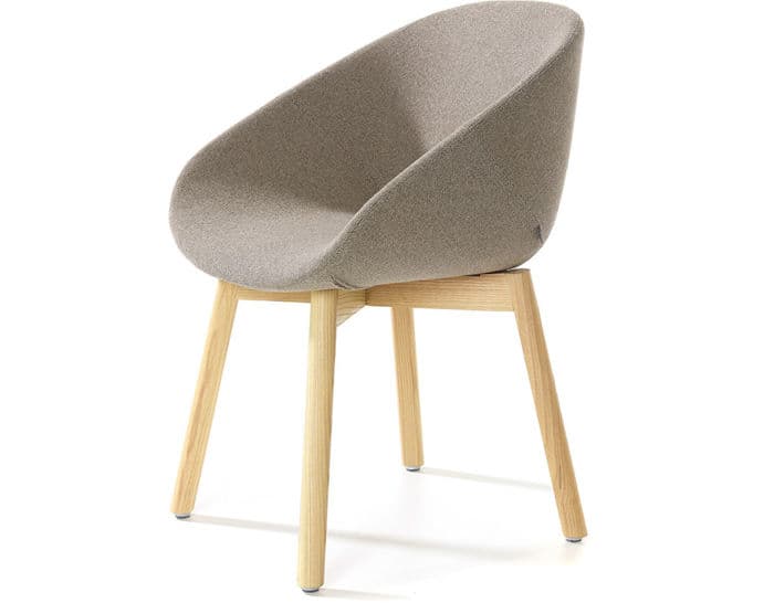 beso wood 4 leg armchair – thumbnail image #3