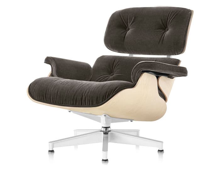 eames lounge chair in fabric without ottoman – thumbnail image #9