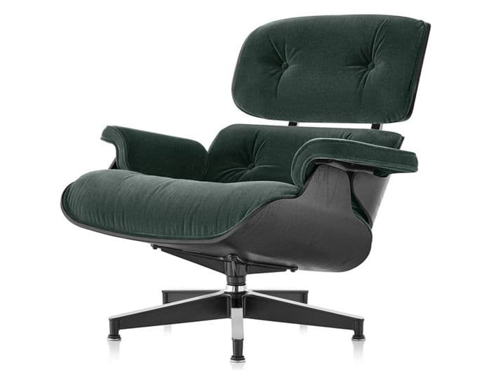 eames lounge chair in fabric without ottoman – thumbnail image #10