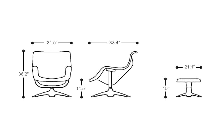 karuselli lounge chair – thumbnail image #8