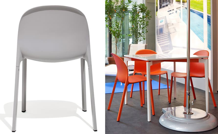 olivares aluminum stacking chair – thumbnail image #4