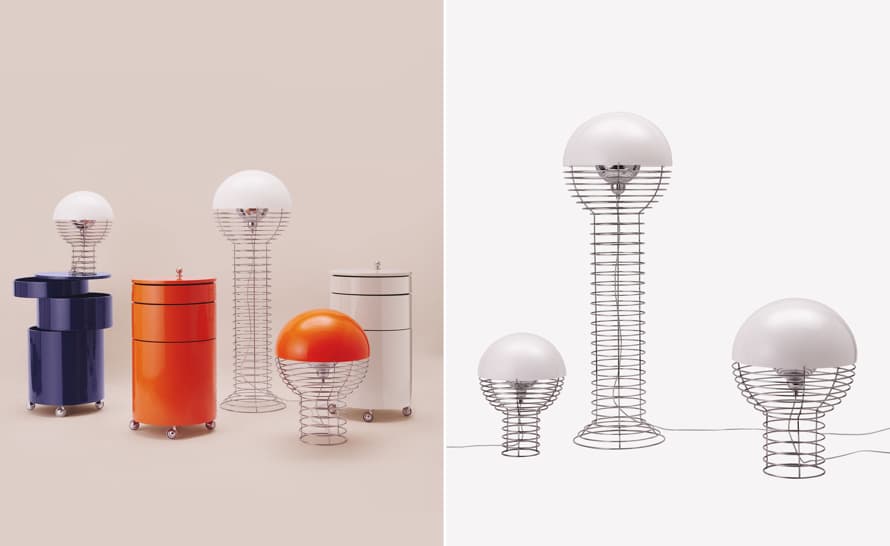 panton wire floor lamp – thumbnail image #7