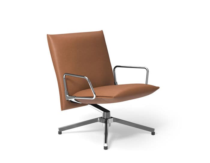 pilot low back lounge chair with loop arms – thumbnail image #3