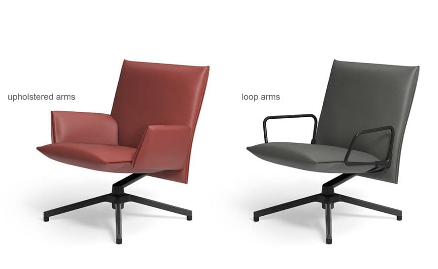 pilot low back lounge chair with loop arms – thumbnail image #5