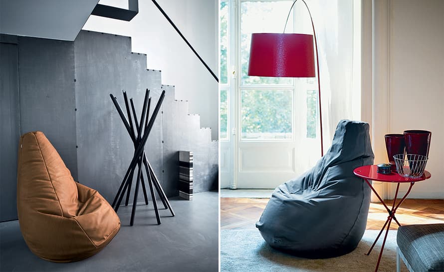 sacco easy chair in leather – thumbnail image #5