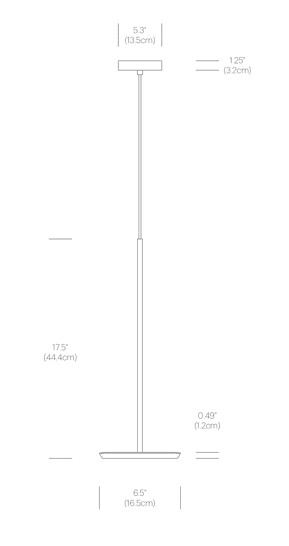 sky solo pendant light – thumbnail image #5