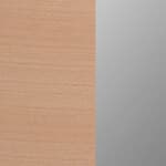 basic veneer - light wood/chrome