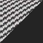 black frame - outdoor twill white/black seat