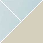 square, 51.2" x  51.2" - taupe, clear glass