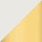white shade - brass stem
