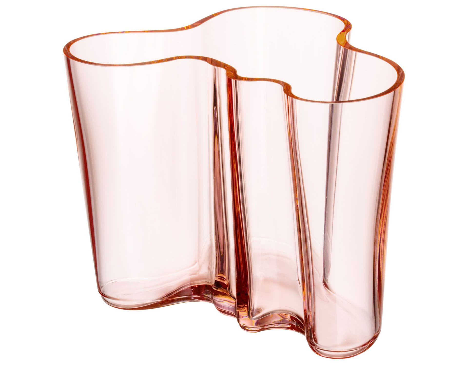 Aalto Savoy Vase 160 / 6.3" h / salmon pink