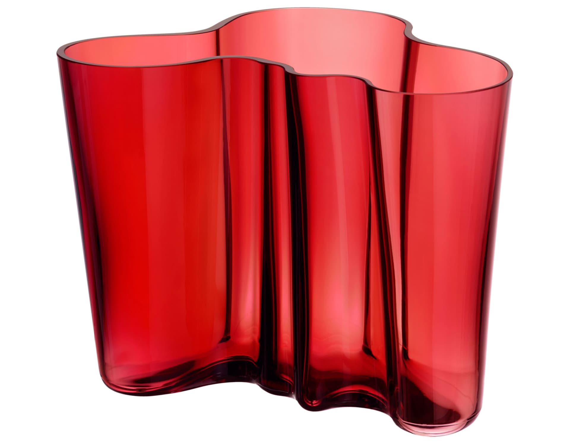 Aalto Savoy Vase 160 / 6.3" h / cranberry