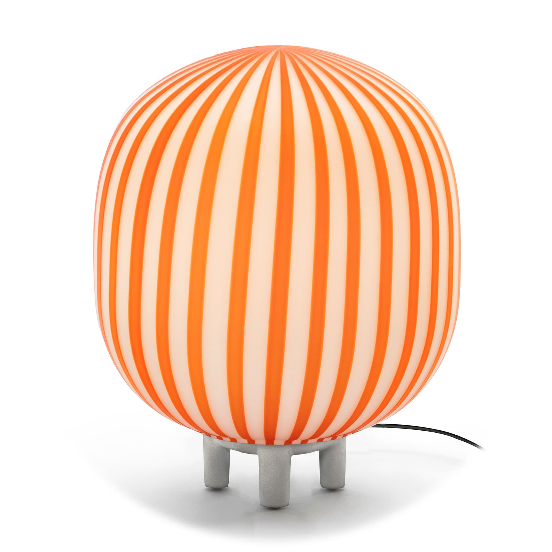 Filigrana Cylinder Table Lamp / red canes