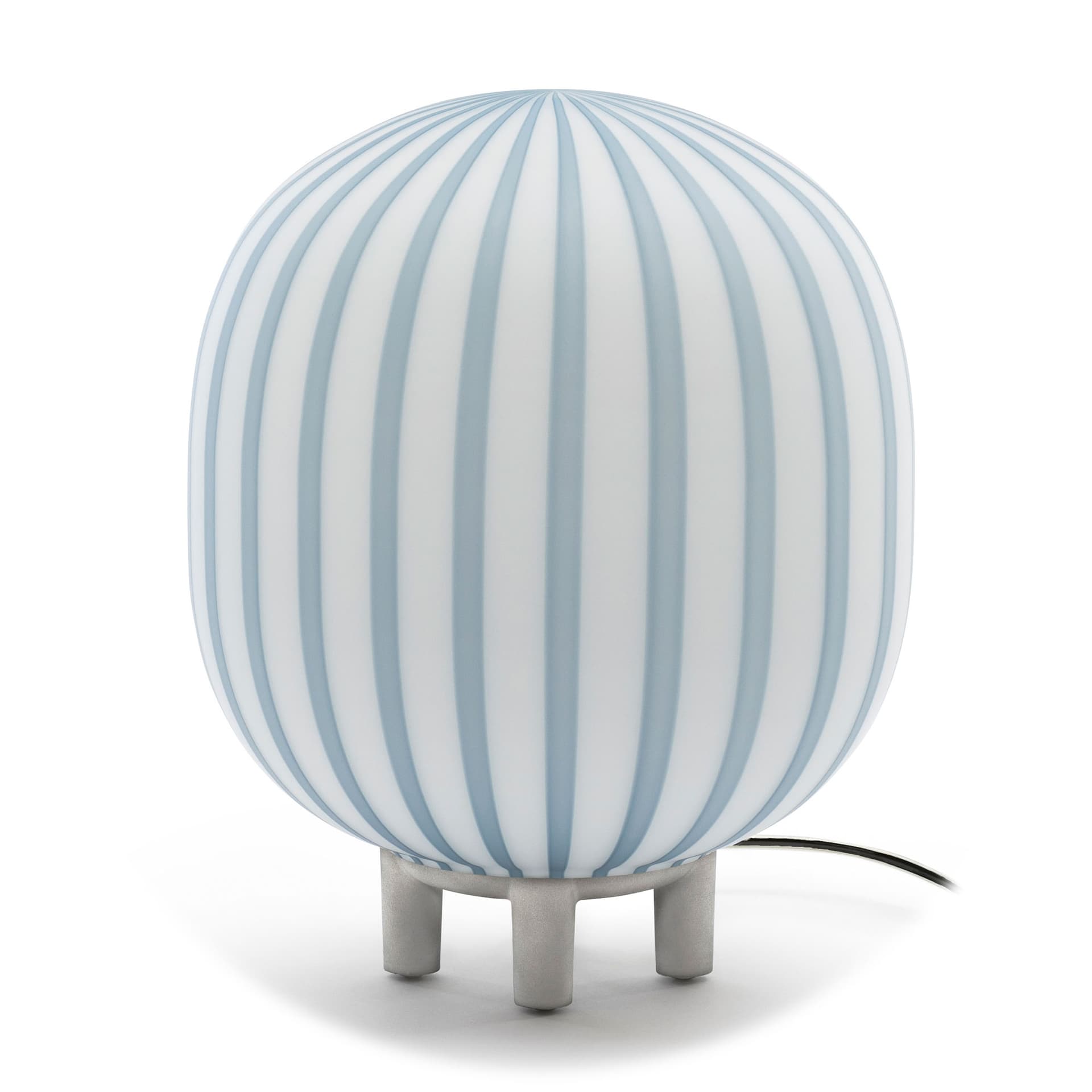 Filigrana Cylinder Table Lamp / blue canes